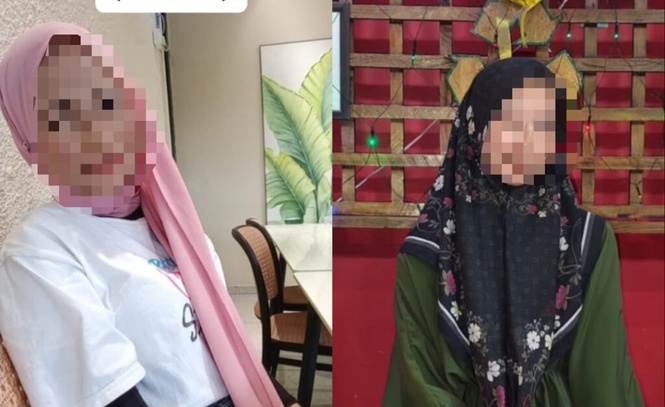 Image from: Dua beradik hilang 6 hari, rupanya ‘melepak’ rumah kawan