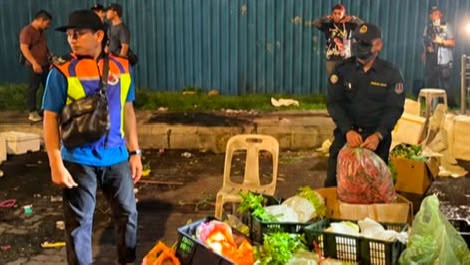 Image from: Pasar Borong Selayang digempur DBKL