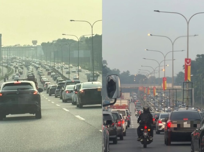 Image from: Lebuh Raya Persekutuan hala Subang Jaya sesak 11km