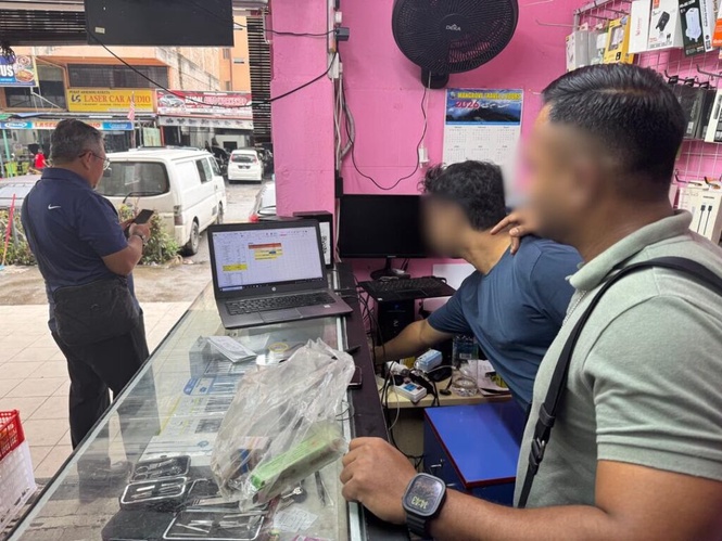 Image from: Sindiket pindah wang haram tumpas, 8 warga Bangladesh ditahan