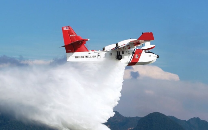 Image from: CL-415MP catat 10,000 jam penerbangan, perkukuh operasi APMM