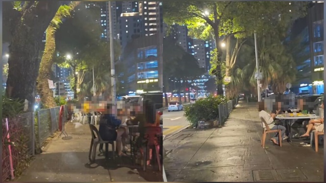 Image from: ‘Sudah penat buat aduan, peniaga tetap buka meja di laluan pejalan kaki’
