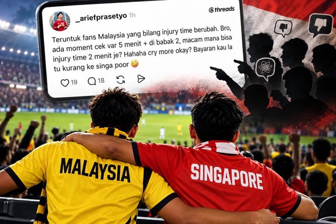 Image from: Indonesia ‘main kasar’, orang Malaysia, Singapura bersatu lawan balik
