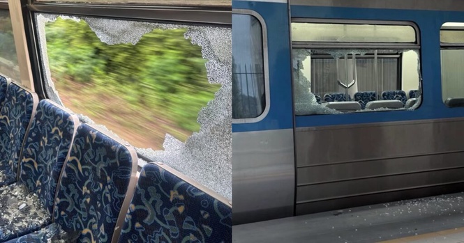 Image from: Panik tingkap KTMB pecah