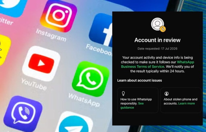 Image from: ‘Spam’ mesej di WhatsApp, akaun boleh kena gantung