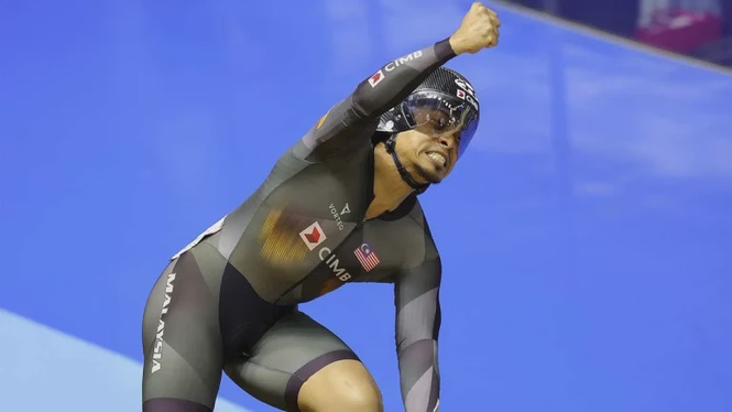 Image from: Pocket Rocketman Meletup Di Nilai, Azizulhasni Rangkul Emas Keirin Piala Dunia 2026