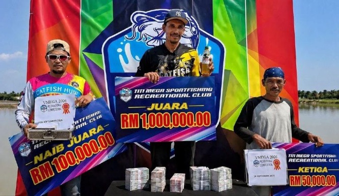 Image from: Tuah Ikan Keli 9.5Kg! Pemancing Terengganu Menang RM1 Juta