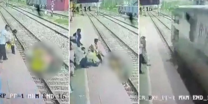 Image from: Dua Wanita Maut Digilis Tren Ketika Lintas Landasan