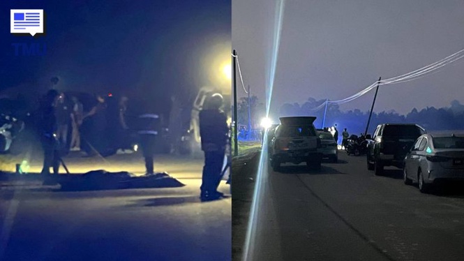 Image from: Wanita Ditemui Mati Berlumuran Darah Atas Jalan Di Ketereh