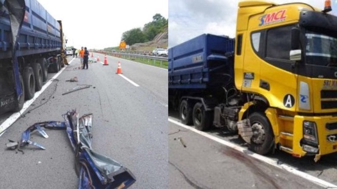 Image from: Mekanik Maut Dirempuh Lori Ketika Bantu Tukar Tayar Treler Di LPT1