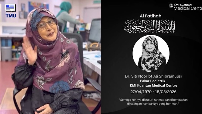 Image from: Doktor Disayangi Ramai Pergi Buat Selamanya, Perkongsian Rakan Setugas Undang Sebak Netizen