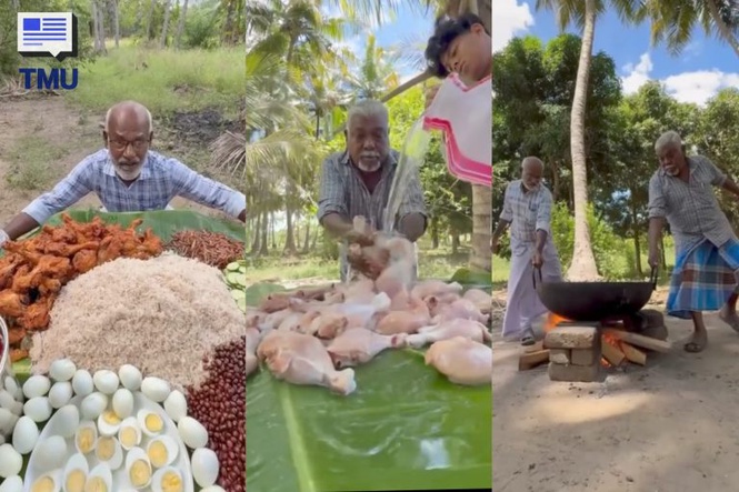 Image from: Saluran Masakan Popular India Hasilkan Nasi Lemak Gergasi, Raih Pujian Warganet Malaysia