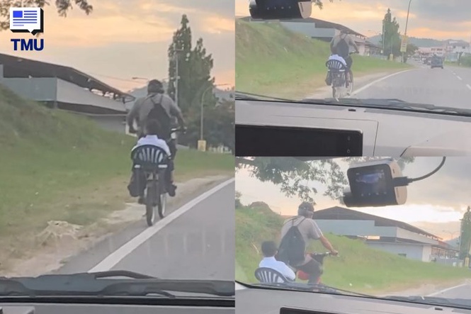 Image from: “Setiap Hari Pakcik Ini Kayuh Basikal Uzur Demi Anak Ke Sekolah, Kisahnya Buat Ramai Menitis Air Mata”