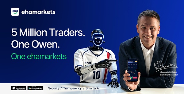 Image from: Michael Owen Sertai ehamarkets sebagai Duta Jenama Global