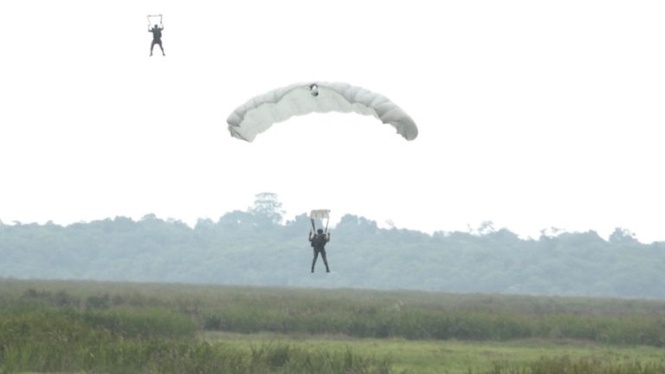 Image from: Pasukan Alfa TNI Dikerahkan Padam Kebakaran Di Way Kambas