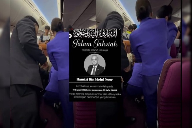 Image from: Rakyat Malaysia Meninggal Dunia Ketika Dalam Penerbangan, Jenazah Tiba Di Bukit Kayu Hitam