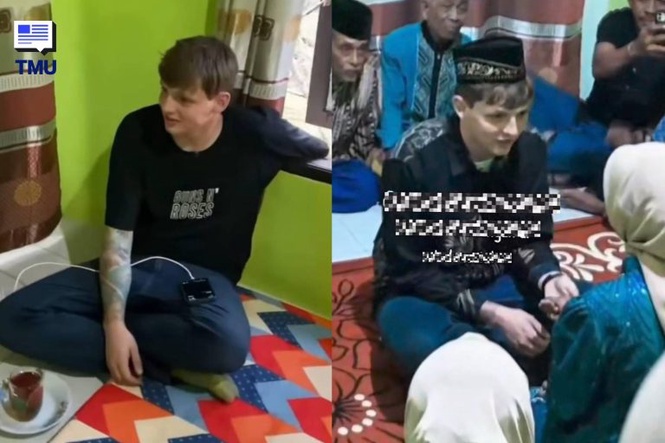 Image from: Sanggup Terbang Dari Amerika Ke Maluku Demi Kekasih, Lelaki Ini Akhirnya Ucap Syahadah