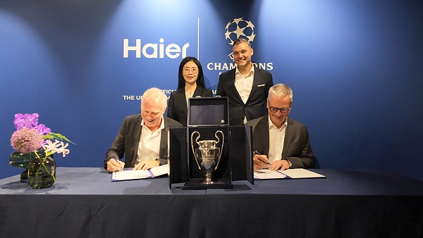 Image from: Haier Umum Kerjasama Global dengan UEFA Champions League