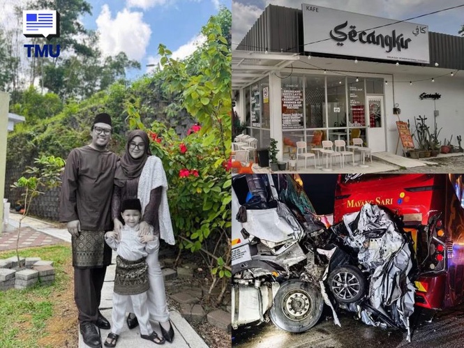 Image from: Baru Semalam Kongsi Kegembiraan, Hari Ini Ramai Menangisi Pemergian Mereka Sekeluarga