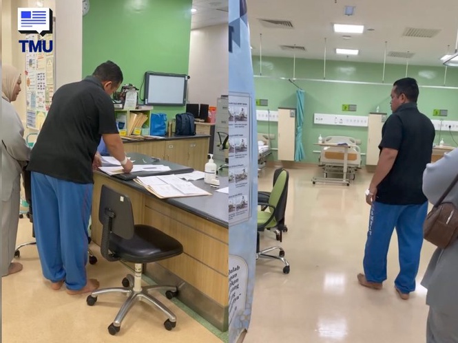 Image from: Video Suara Gelak Dalam Wad Hospital Undang Tanda Tanya, Pemilik Dakwa Tiada Pesakit Berdekatan