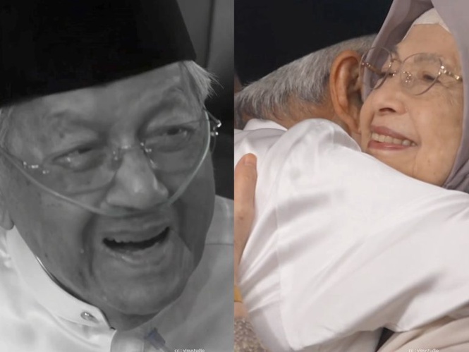Image from: Video AI Tun M & Tun Siti Buat Ramai Menangis, Raih 745,000 Tontonan, Ada Yang Minta Henti Edit Sebegini