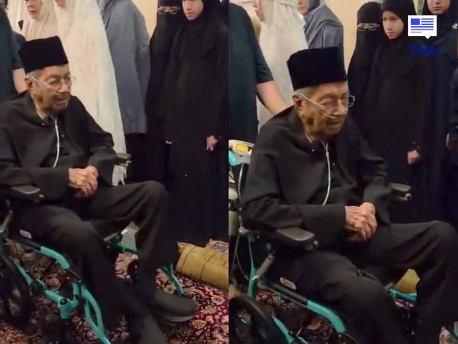 Image from: Raut Wajah Tun M Selepas Kehilangan Tun Hasmah Buat Ramai Tersentuh, Video Raih Lebih 64,000 Tontonan