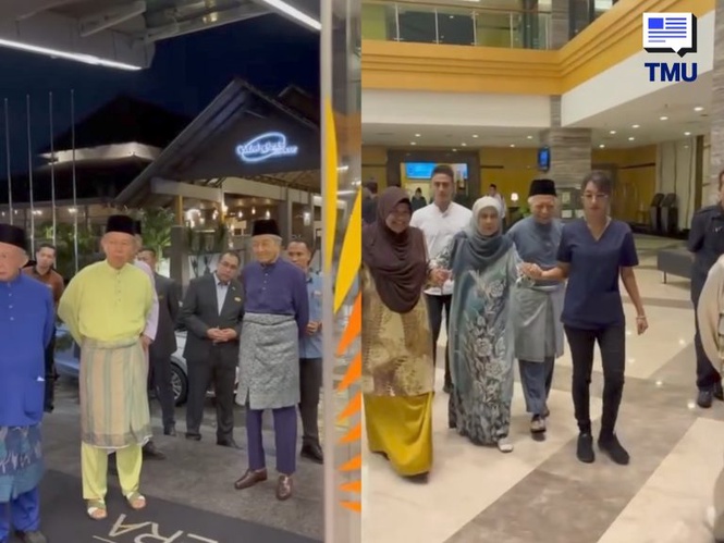 Image from: “Bila Seorang Suami Menunggu Isterinya” – Momen Tun M Menanti Tun Siti Hasmah Sebelum Pulang