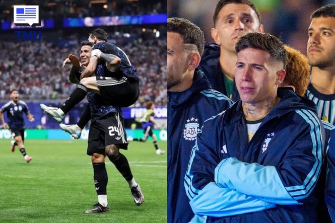 Image from: Selepas 21 Tahun, Messi Akhirnya Ucap Selamat Tinggal Kepada Argentina, Enzo Fernández Sebak Di Sisi Idolanya