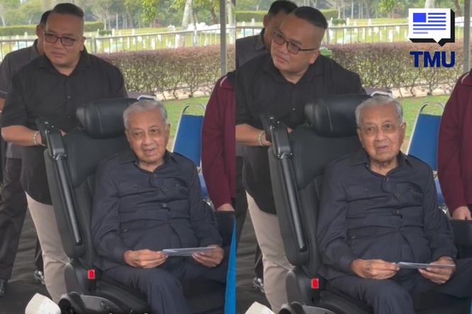 Image from: “Terima Kasih Kepada Semua Yang Hadir Ziarah Kubur Hasmah” – Tun Mahathir