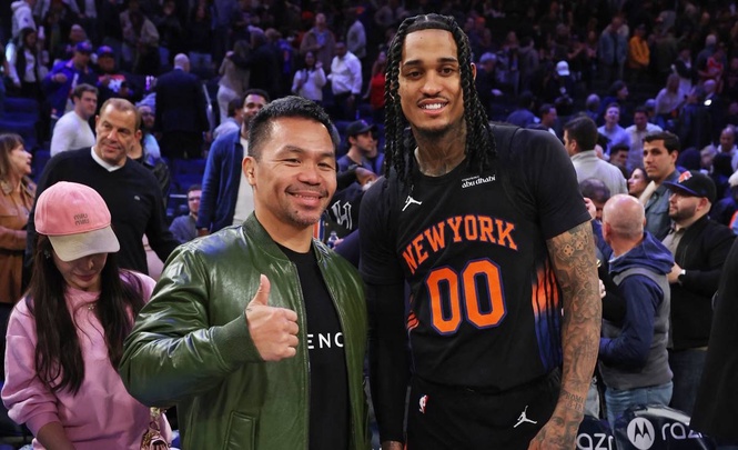 Pacquiao, Clarkson linked up at Madison Square Garden