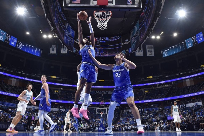 Magic rout Hornets 121-90 in play-in game, advance to face Pistons in 1st round of playoffs