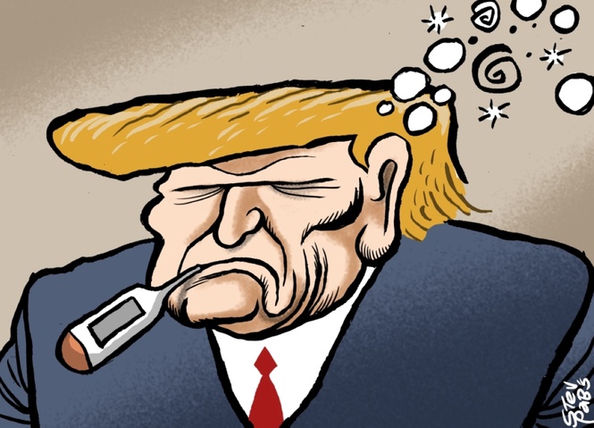 Dr Trump sneezed, the world got feverish
