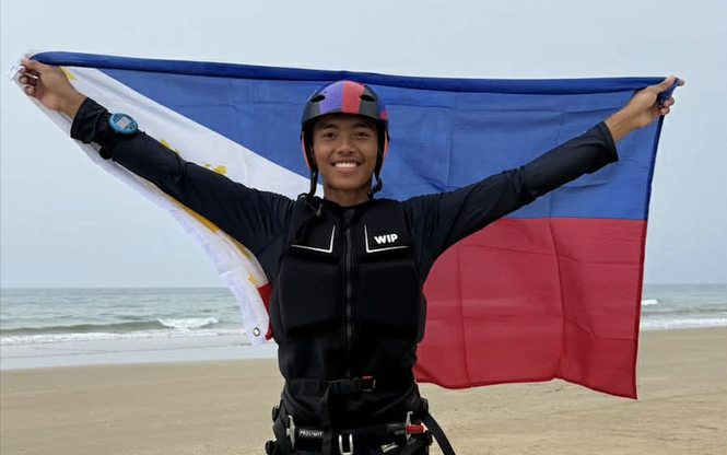 Castillo delivers silver in Asian Beach Games windsurfing