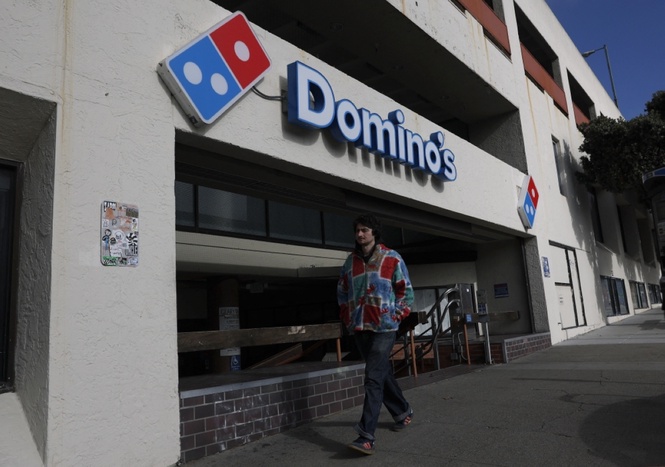 Domino's Pizza sees weak annual global sales as diners curb spending, shares slump