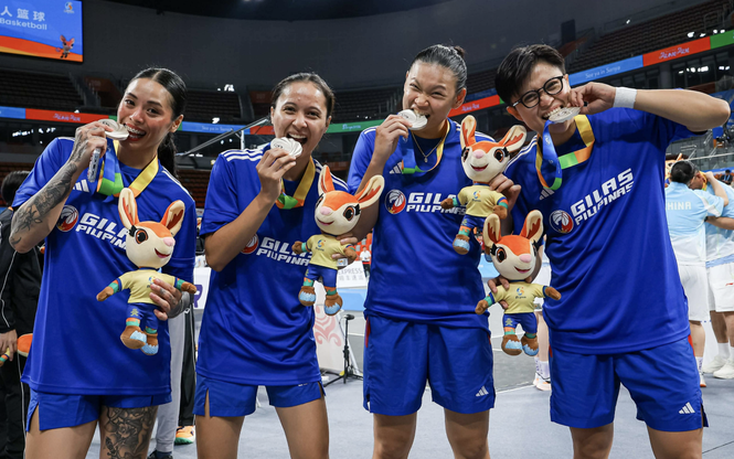 Gilas Women settle for silver in Asian Beach Games