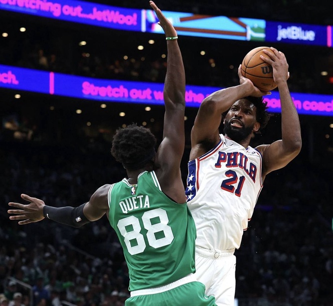 76ers eliminate Celtics in NBA playoffs