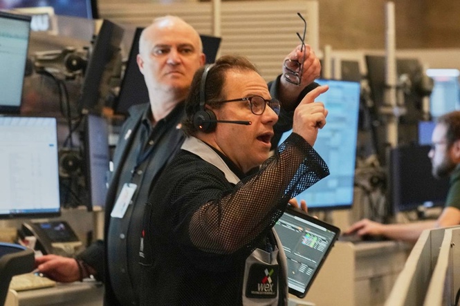 Wall Street drops from its records and oil prices jump after fighting flares in the Middle East