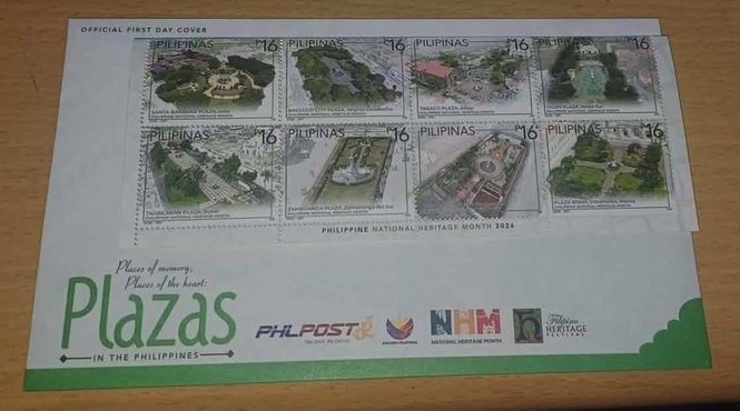 New stamps celebrate plazas