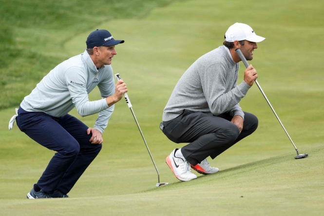 Scheffler's best start of year puts him in PGA lead logjam