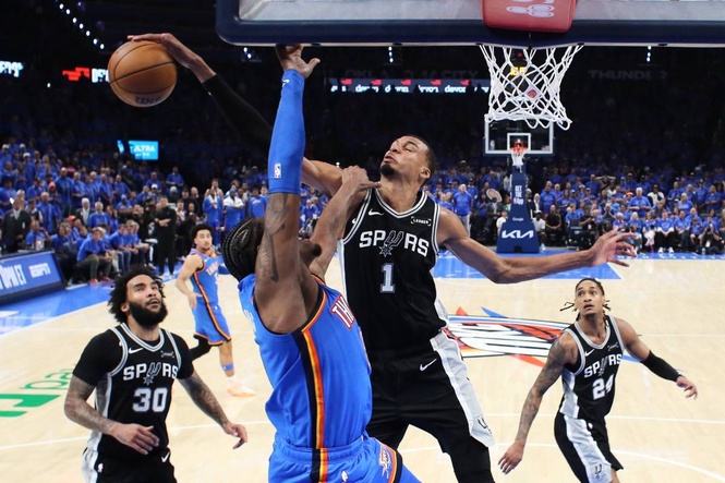 Wembanyama leads Spurs past Thunder in double OT
