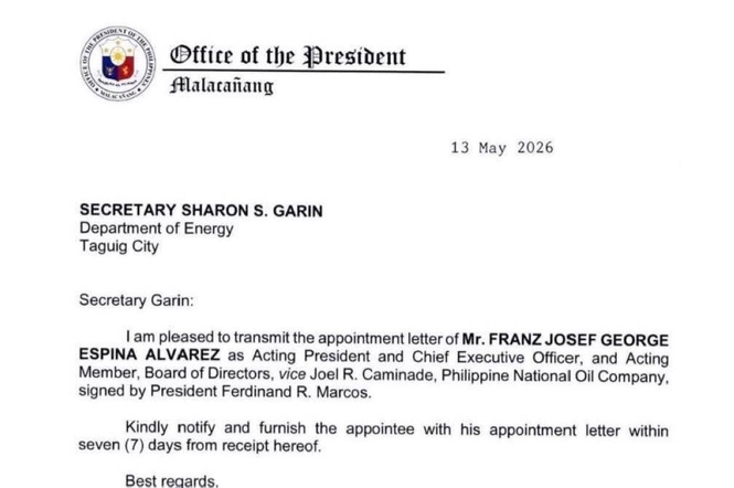 Marcos names new PNOC head