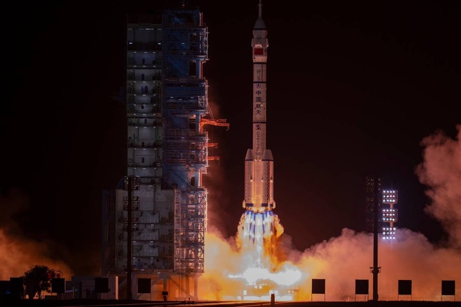 China launches Shenzhou 23 spacecraft with 1 of 3 astronauts set for yearlong stay