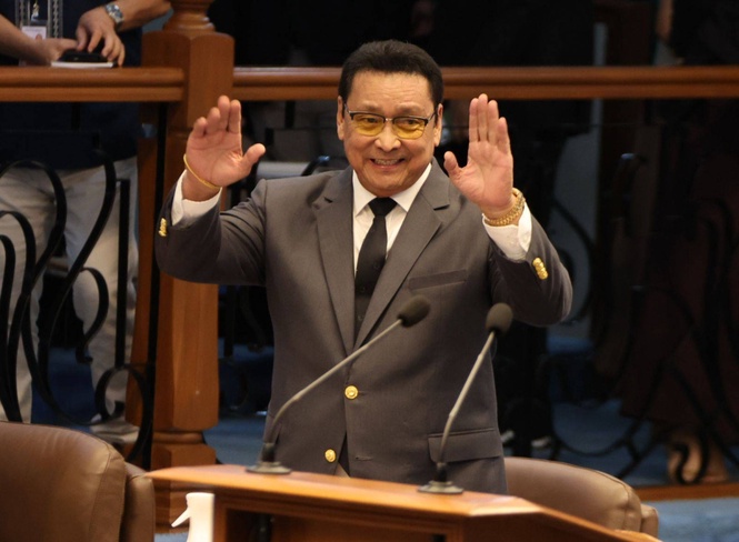 Love confession, flying kiss ease Senate tension