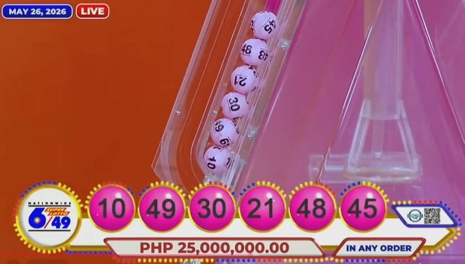 No winners in Super Lotto 6/49, Lotto 6/42 draws for May 26