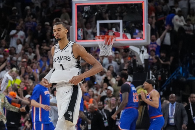 Wemby falters as Knicks take 2-0 lead in NBA Finals