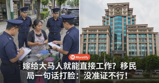 嫁给大马人就能直接工作?移民局一句话打脸:没准证不行!