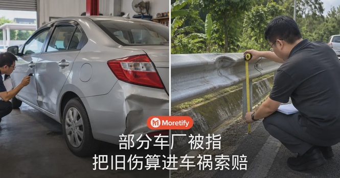 部分车厂被指把旧伤算进车祸索赔,车损不吻合须调查
