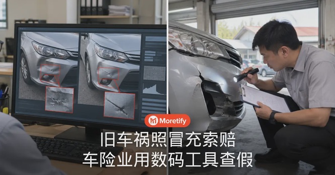 旧车祸照冒充索赔:车险业用数码工具识别假照片
