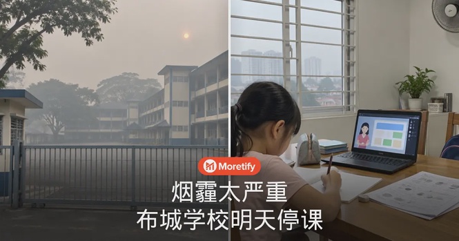 烟霾太严重,布城学校明天停课!不用去学校,课却没有停?