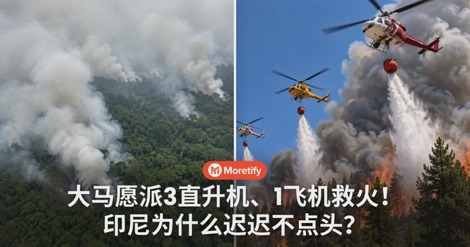 大马愿派3直升机、1飞机救火!印尼为什么迟迟不点头?